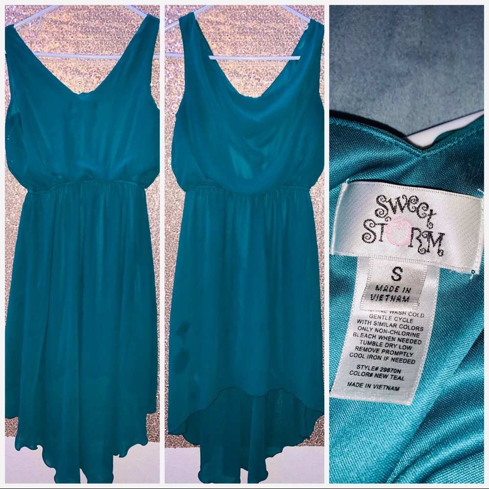 Blue dress